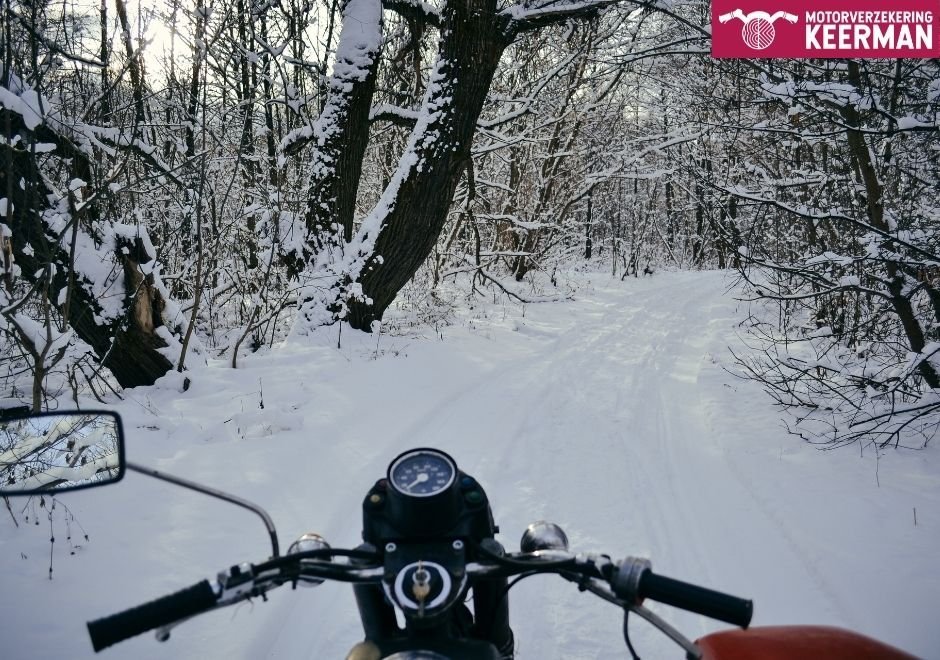 motorrijden in de winter